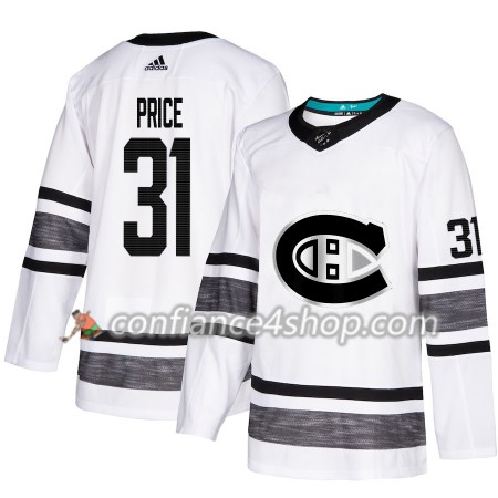 Adidas Maillot de Hockey Montreal Canadiens Carey Price 31 2019 All-Star Blanc Authentic - Homme